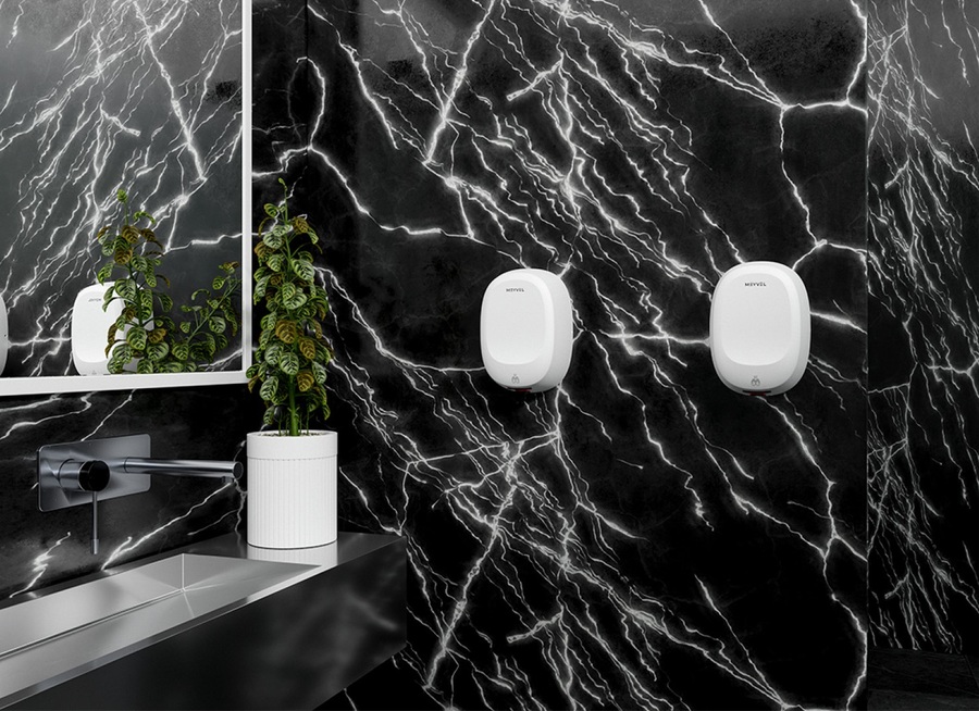 MEYVEL MH12-1000P2 (White) пластиковая сушилка для рук