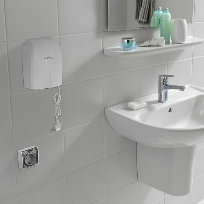 MEYVEL MH2-1400P1 (White) пластиковая сушилка для рук