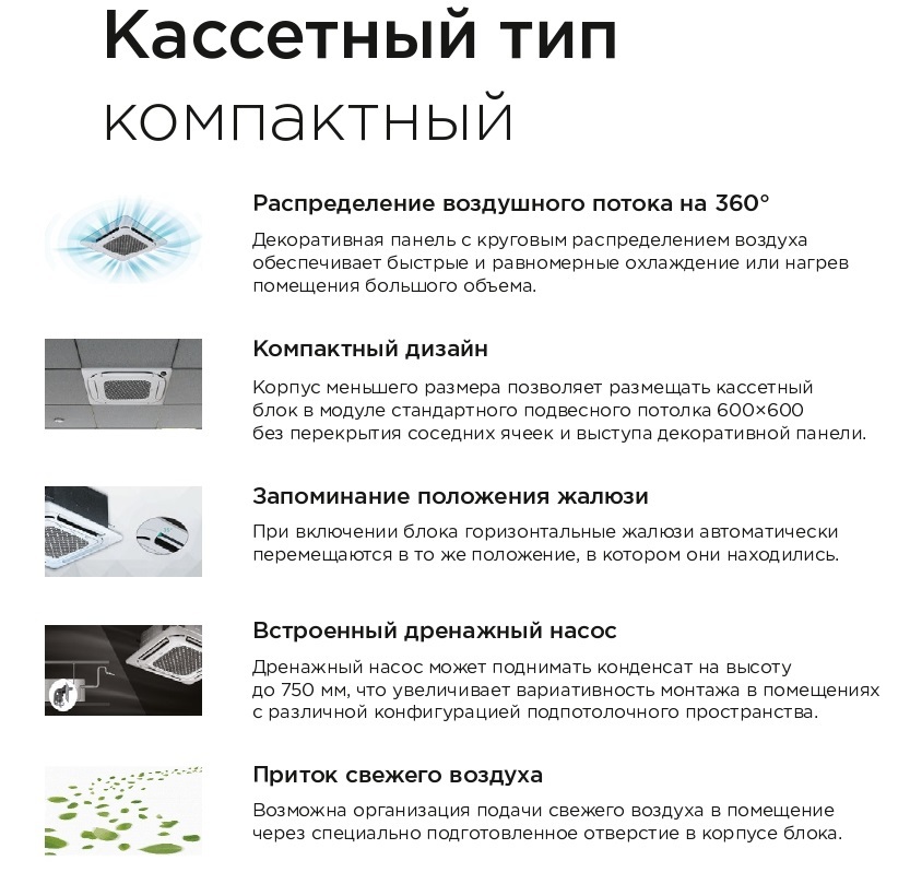 Midea MCA4-12HRN1G1/MOA1U-12HRN1G1/T-MBQ4-03C кассетный кондиционер