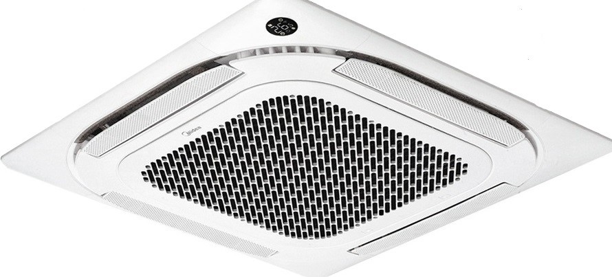 Midea MCA4U-18HRFNX-Q(GA)/MOA1U-18FRN8G1/T-MBQ4-03AWD кассетный кондиционер