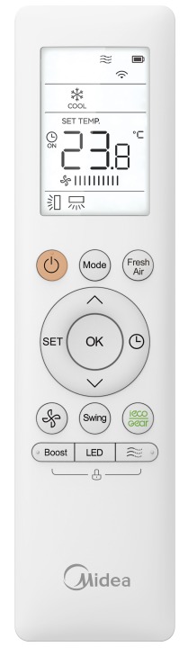 Midea MCA4U-18HRFNX-Q(GA)/MOA1U-18FRN8G1/T-MBQ4-03AWD кассетный кондиционер