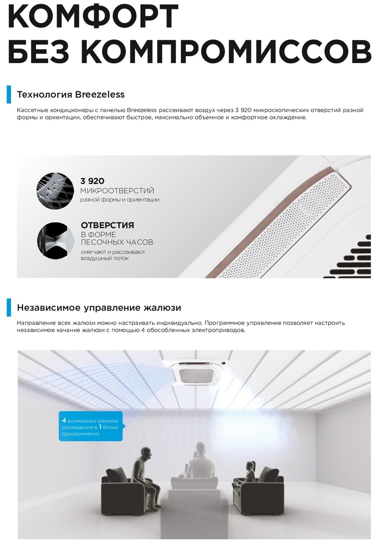 Midea MCD1-24HRFNX(GA)-B/MOX430U-24HFN8-Q(GA)/T-MBQ4-04AWD кассетный кондиционер