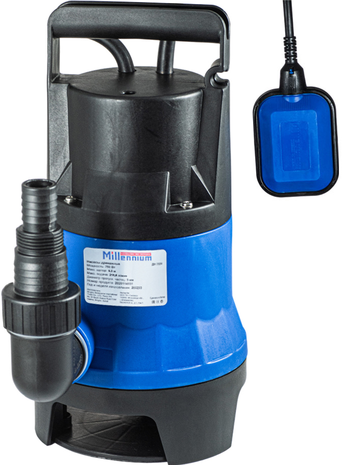 Millennium 400Вт, 5м с пластиковым корпусом фекальный насос