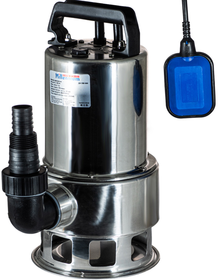 Millennium 550Вт, 7м с нержавеющим корпусом фекальный насос