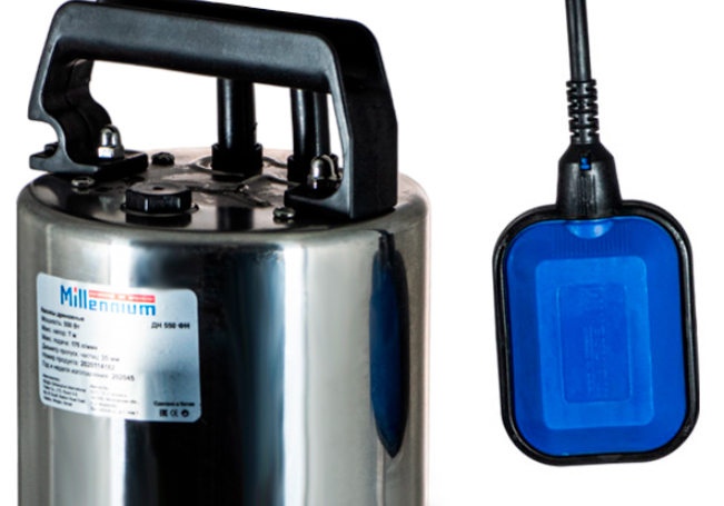 Millennium 550Вт, 7м с нержавеющим корпусом фекальный насос