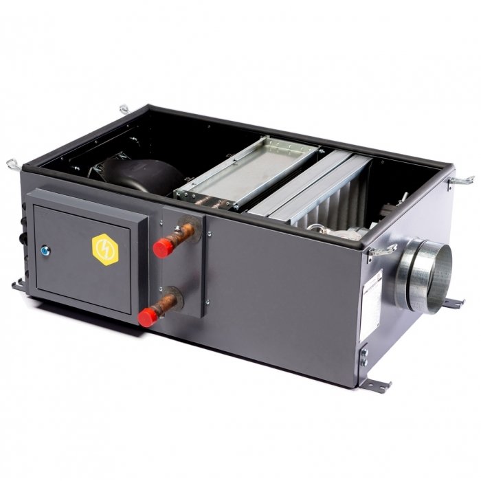 Minibox W-1050-1/24kW/G4 Zentec компактная приточная установка с водяным калорифером