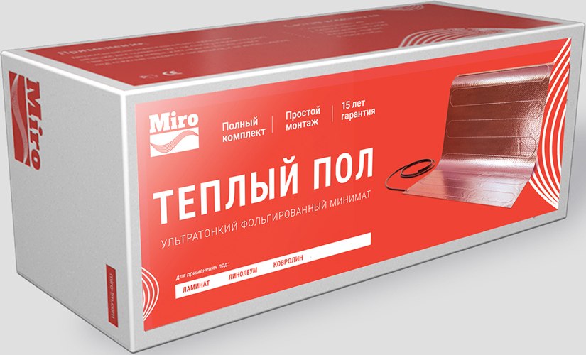 Miro 2,5 кв.м нагревательный мат 3 м<sup>2</sup>