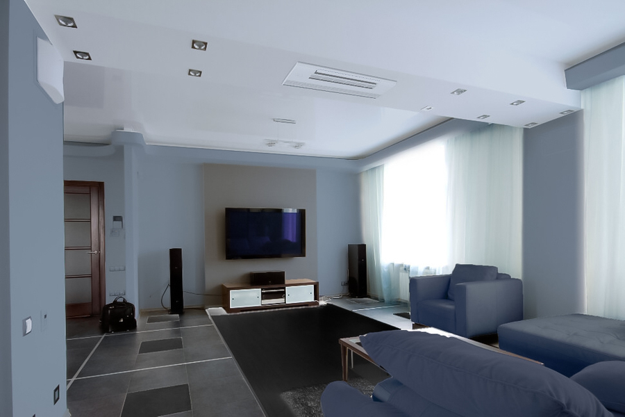 Mitsubishi Electric MLZ-KP50VF/SUZ-M50VA/MLP-444W кассетный кондиционер