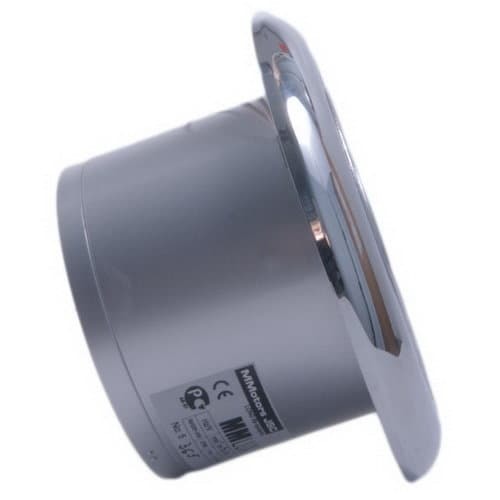 Mmotors ММ 100/110 круглый 110 м3/ч обратный клапан/решетка волна/хром вытяжка для ванной диаметр 100 мм