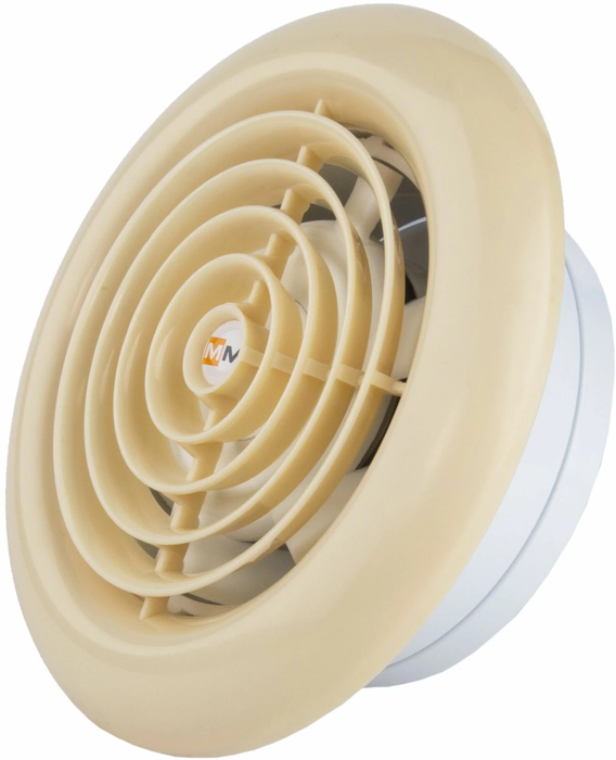 Mmotors ММ 120 круглый 150 м3/ч кремовый вытяжка для ванной диаметр 120 мм