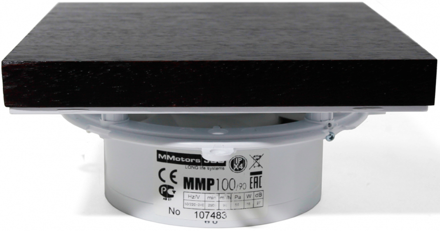 Mmotors ММ-Р 09 дерево 90 м3/ч c16 Вт с обратным клапаном /венге/ вытяжка для ванной диаметр 100 мм