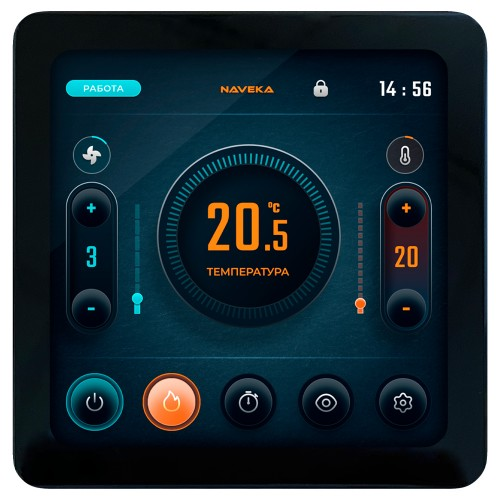 Naveka Node1-1800(50c)/RP,VEC(B250*2),W2 Classic с пультом TS4 приточно-вытяжная установка