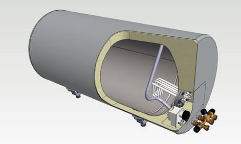 Nibe VLS 150 S RST электрический накопительный водонагреватель