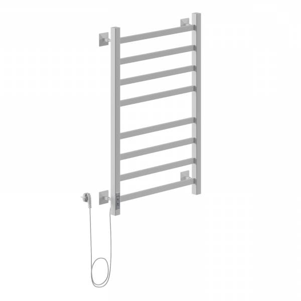 Ника STEP-1 80/50 RAL9016 белый матовый левый тэн электрический полотенцесушитель лесенка