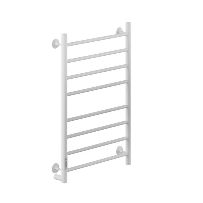 Ника WAY-2 80/40 RAL9016 белый матовый левый тэн электрический полотенцесушитель лесенка