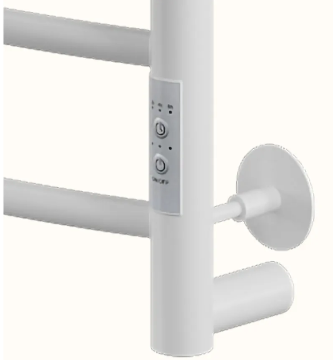 Ника WAY-2 80/40 RAL9016 белый матовый левый тэн электрический полотенцесушитель лесенка