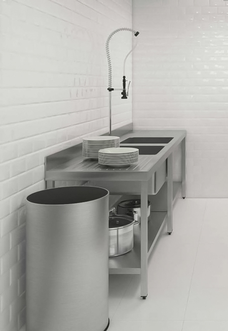 Nofer 150 л без крышки урны для мусора