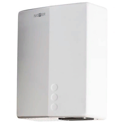 Nofer BIGFLOWevo 2050 W пластик белая (01491.W) пластиковая сушилка для рук