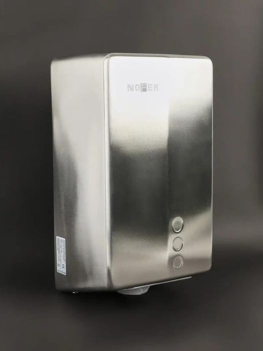 Nofer FUGA evo с UVC лампой 800 W (01831.UV.S) металлическая сушилка для рук