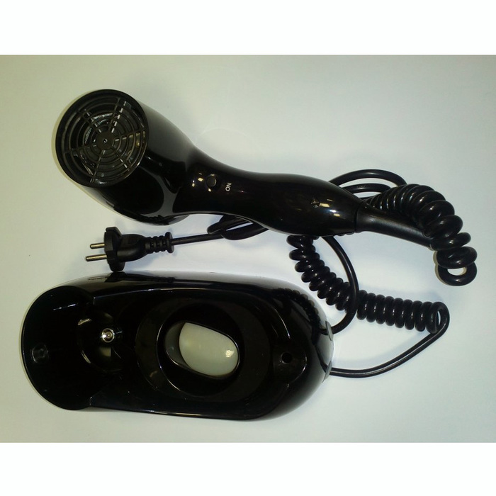 Nofer HOTELline чёрный 1200 W (02055.N) настенный фен