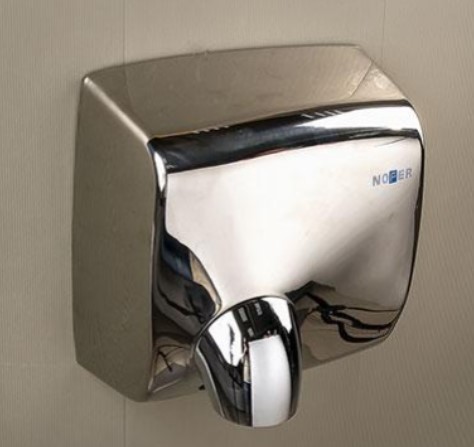 Nofer WINDFLOW 2450 W глянцевая (01151.B) металлическая сушилка для рук