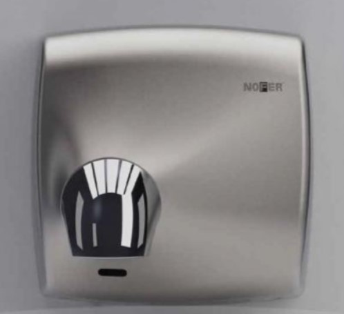 Nofer WINDFLOW 2450 W матовая (01151.S) металлическая сушилка для рук