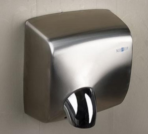 Nofer WINDFLOW 2450 W матовая (01151.S) металлическая сушилка для рук