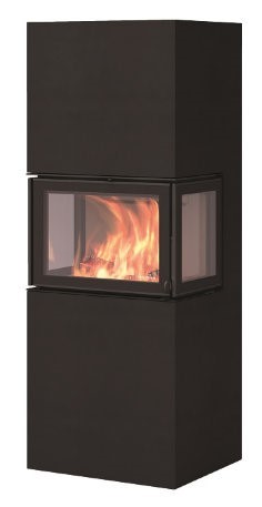 Nordpeis Box (топка N-20U, черный) готовый дровяной каминокомплект