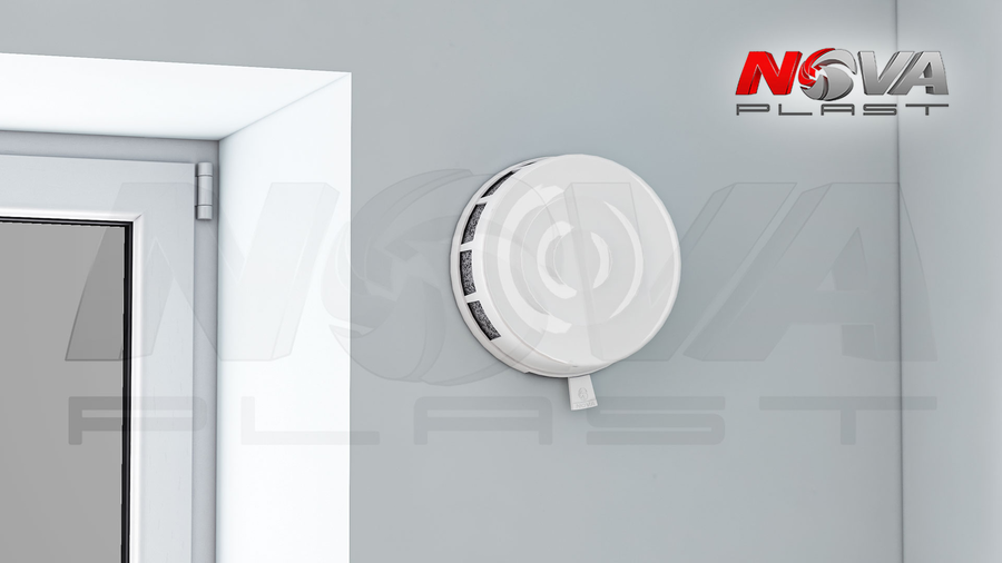 NOVAplast КИВ-125-500 с оголовком NovaProf проветриватель