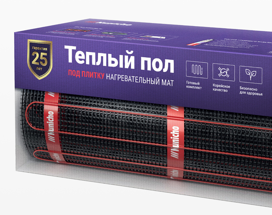 NUNICHO 3,5м2(525 Вт) нагревательный мат 3 м<sup>2</sup>