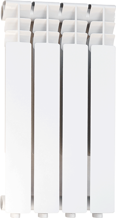 OGINT Delta Plus 500 4 секц Qну=536Вт алюминиевый радиатор