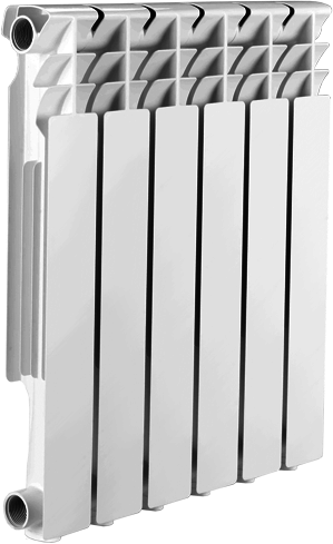 OGINT Delta Plus 500 7 секц Qну=938Вт алюминиевый радиатор
