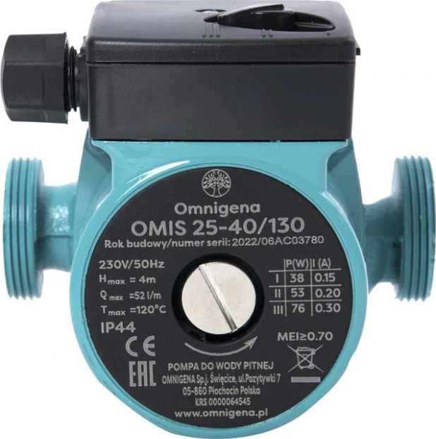 OMNIGENA OMIS 25-40/130 циркуляционный насос