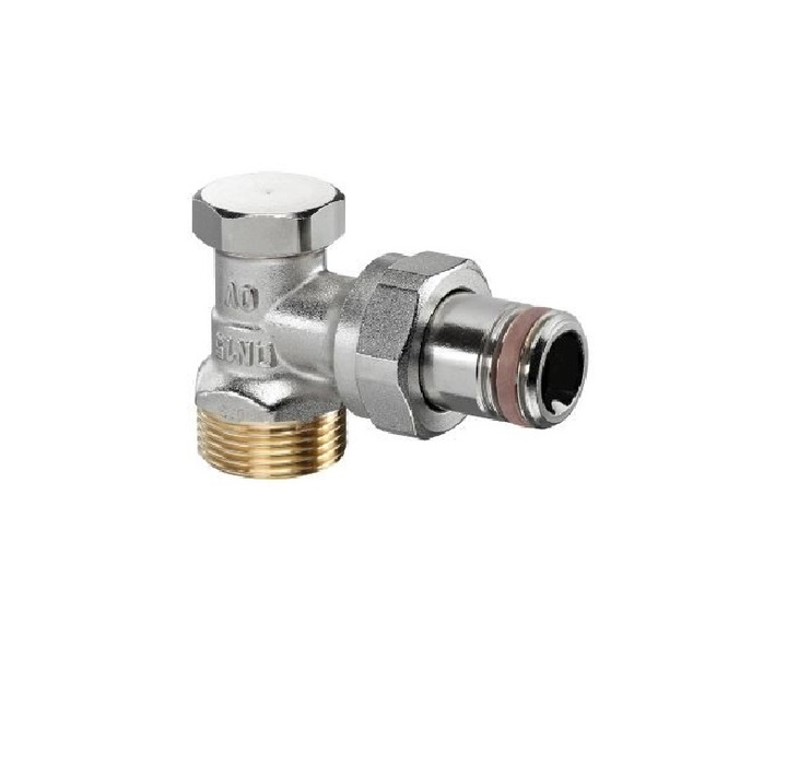 Oventrop Combi 2 DN-15 3/4" 1/2" Н угловой ЕК-Н НГ со штуцером вентиль