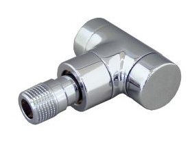 Oventrop Combi E DN-15 1/2" 1/2" ВН хромированный вентиль