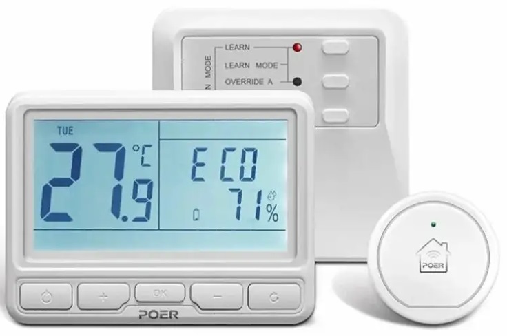 POER PTC10/PTR10+PTG10 Wi-Fi термостат для котла