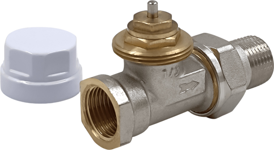 Primoclima 1/2" прямой, никелированный (PC1212TS) вентиль