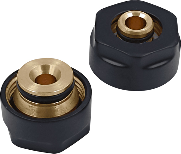 Primoclima 16х3/4"х 2.0 Черный матовый комплект резьбовых соединений