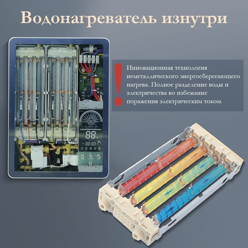 Primoclima IMPERIUM 8.8 кВт электрический проточный водонагреватель 8 кВт