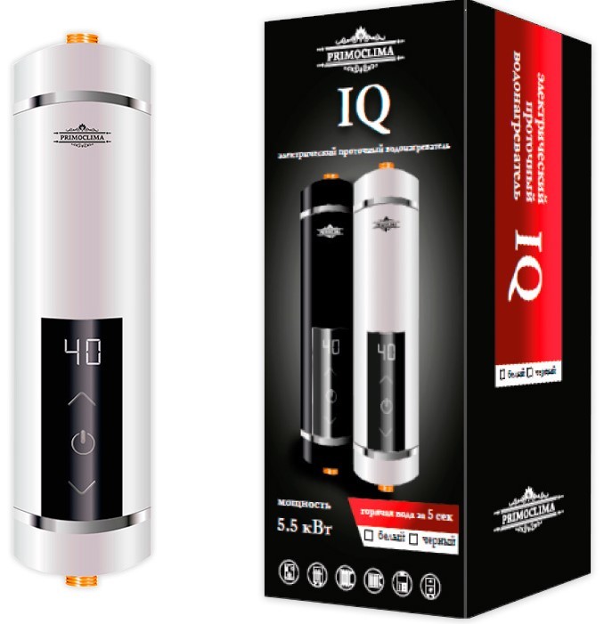 Primoclima IQ 5,5 кВт белый электрический проточный водонагреватель 5 кВт