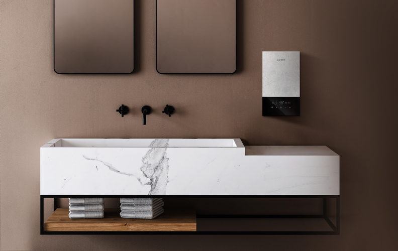 AURUS AWH I 8.8 IN White Marble водонагреватель проточный
