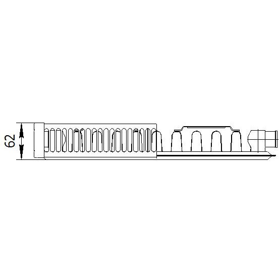 AXIS C 11 0506 (730 Вт) радиатор отопления стальной панельный радиатор Тип 11