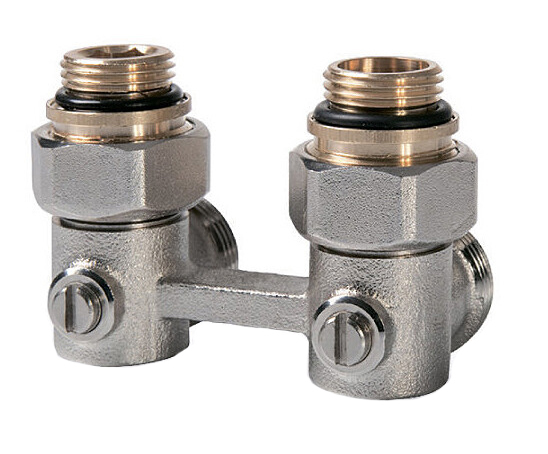 Delta G 3/4 x 1/2 D=50 MM угловой двухтрубный узел нижнего подключения