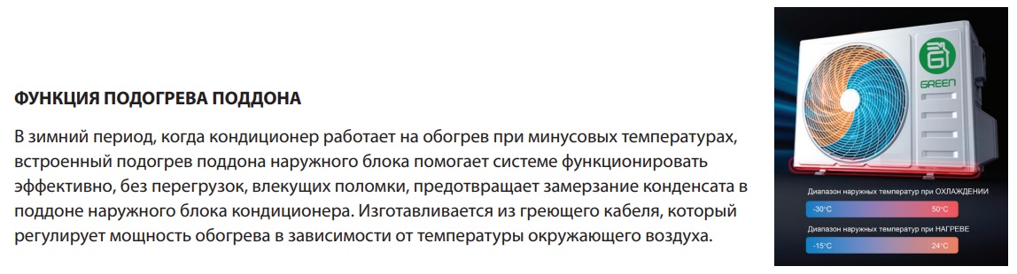 Green TSI-48ZHRH/TSO-48HH напольно-потолочный кондиционер