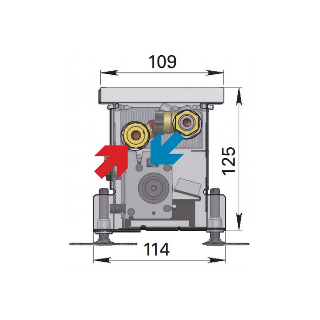 Minib COIL-KT0 3000 внутрипольный конвектор