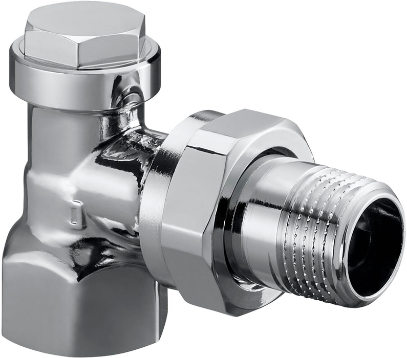 Oventrop Combi C, на обратную линию, угловой, DN-15, 1/2, 1/2, ВН вентиль