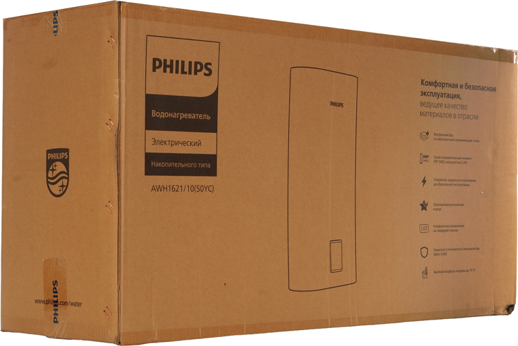 Philips AWH1621/10(50YC) электрический накопительный водонагреватель