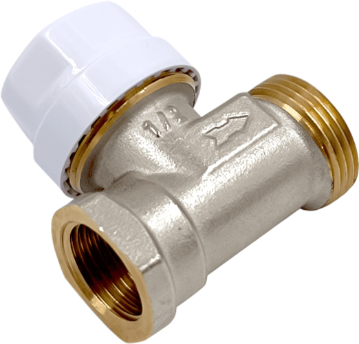 Primoclima ВР-НР 1/2"х3/4" прямой, без хвостовика, никель (PC3412TSNN) вентиль