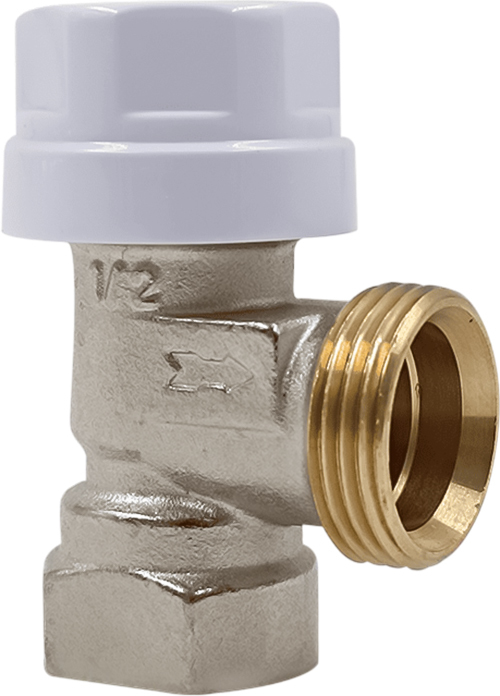 Primoclima ВР-НР 1/2"х3/4" угловой, без хвостовика, никель (PC3412TANN) вентиль
