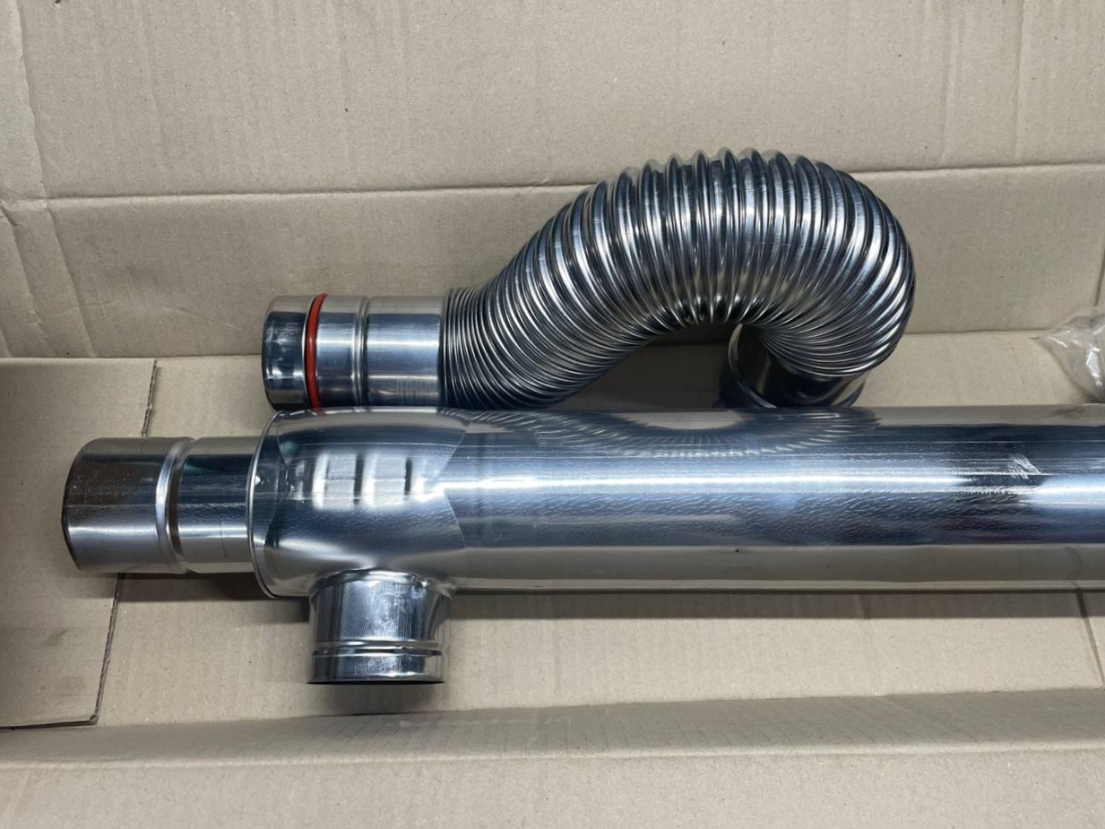 Rinnai SLIDE SPEA S-type 1000L (D75/100) уцененный удлиняющийся коаксиальный дымоход